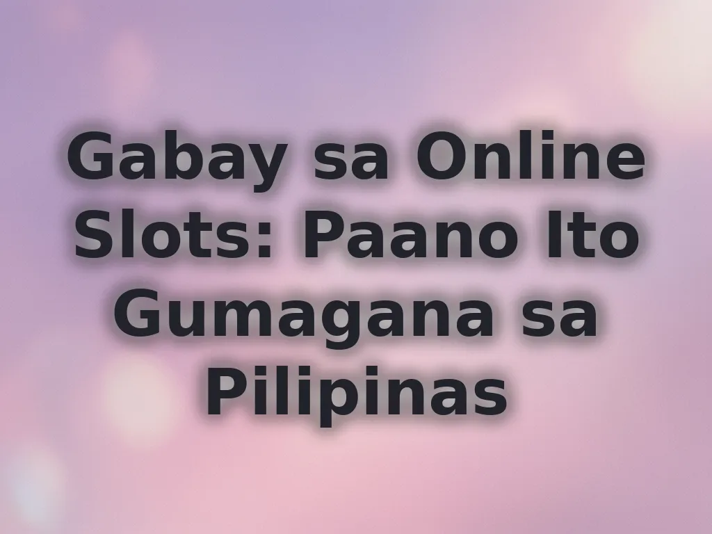 Online slots sa PH